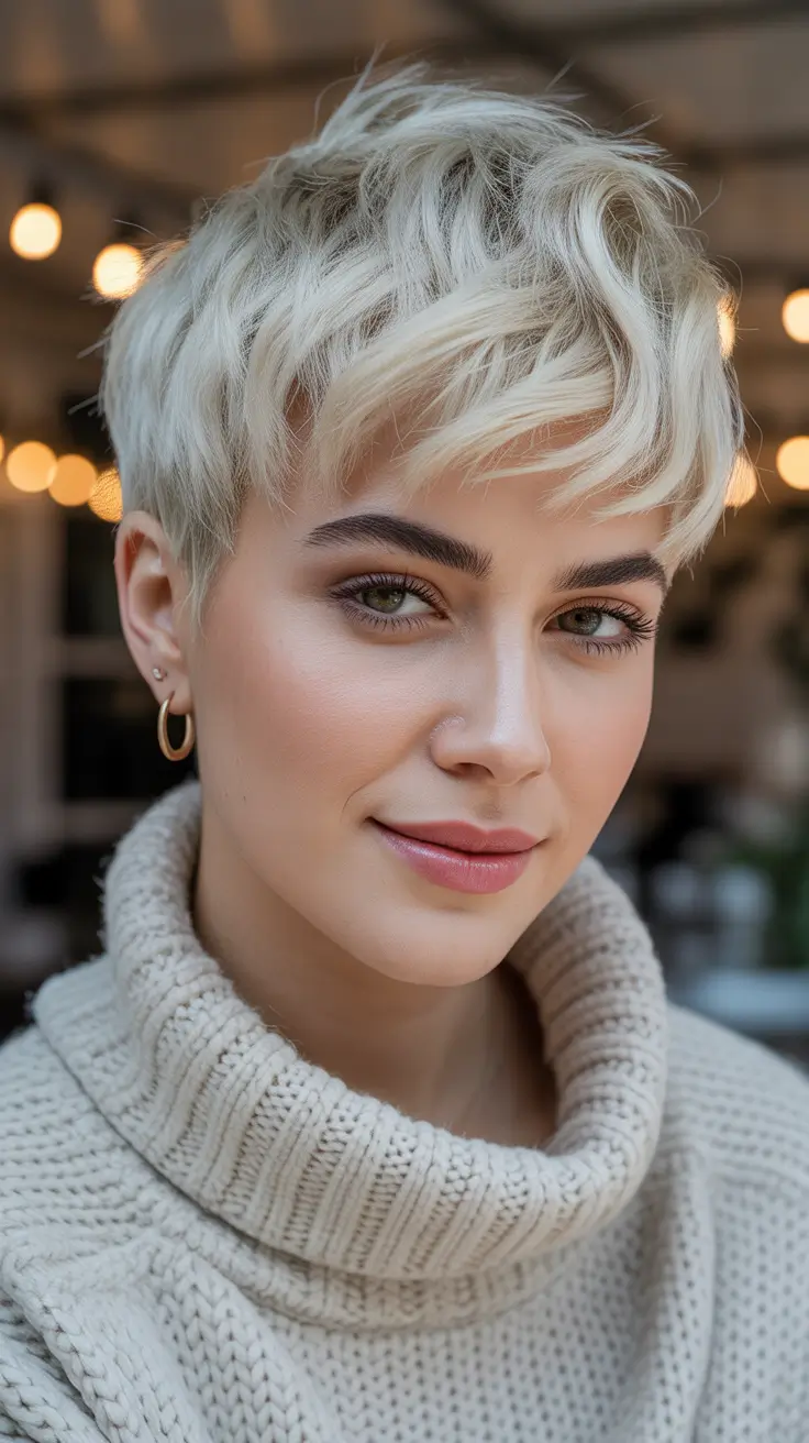 Latest haircut styles 2026 Feathered Pixie With Soft Texture