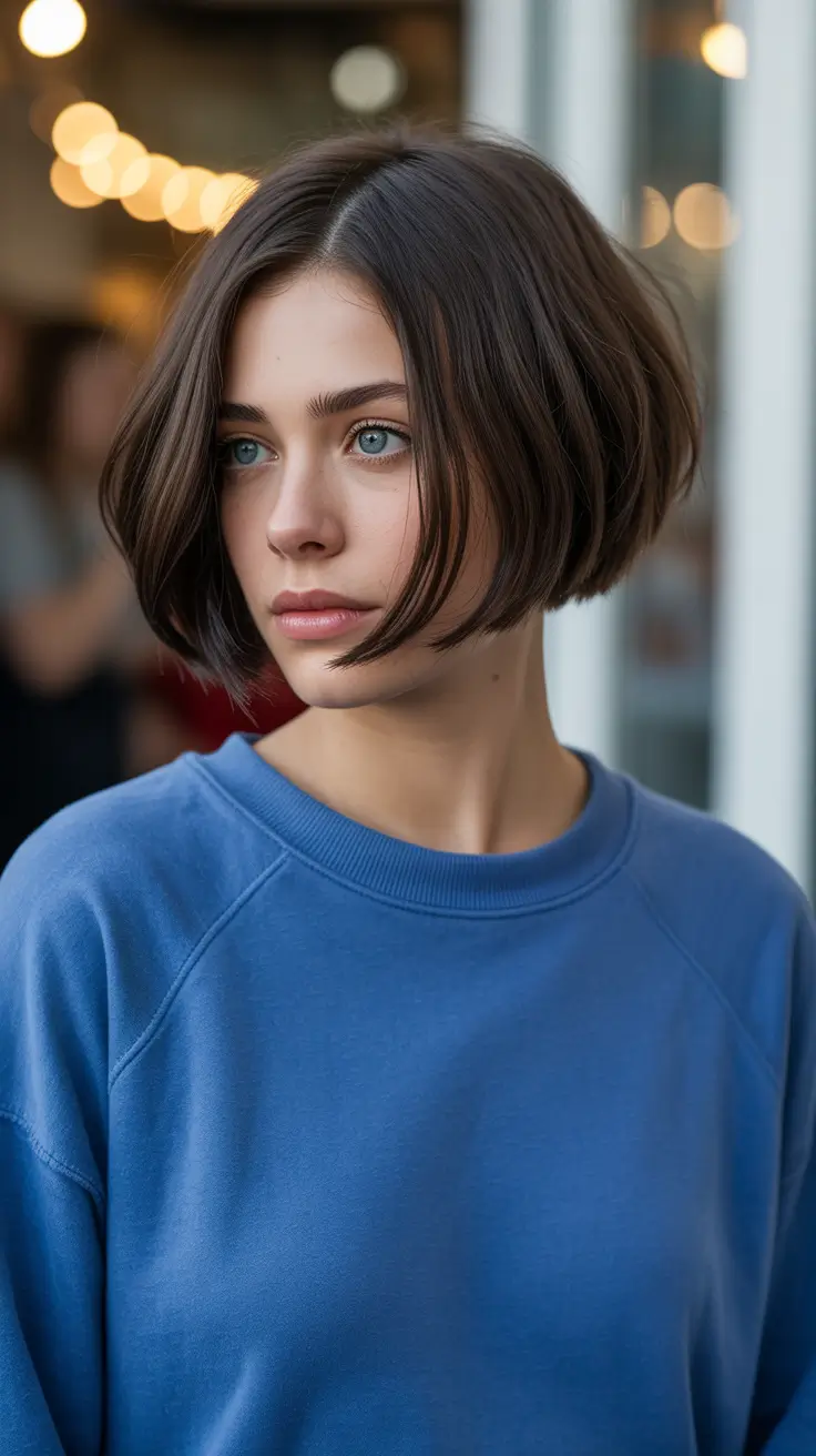 bob haircut styles 2026 Voluminous Rounded Bob with Tucked Layers