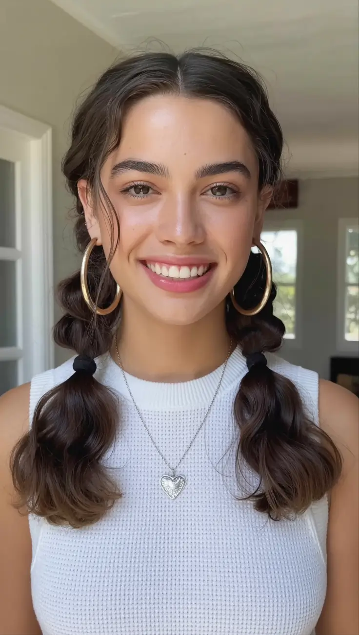 Simple hairdos for 2026 Puffy Bubble Braids With Soft Waves