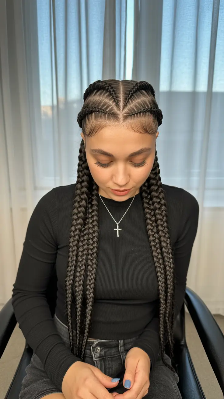 Stylish braid styles 2026 Long Box Braids