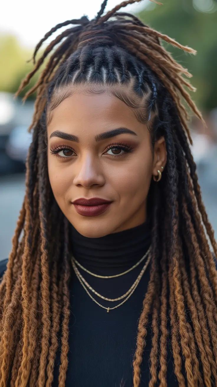 Stylish braid styles 2026 Half Up Braids