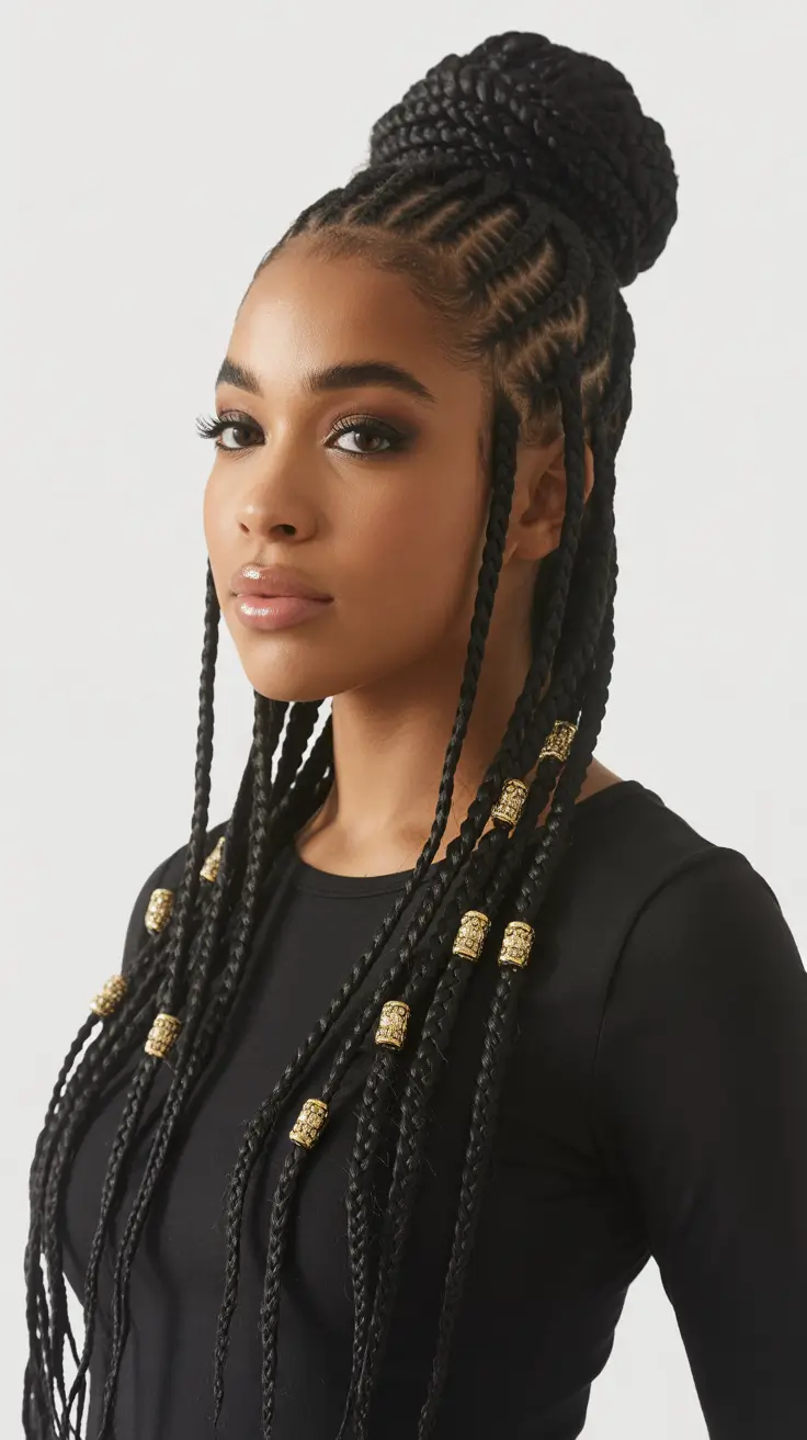 Stylish braid styles 2026 Fulani Braids