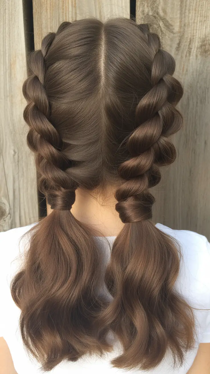 Stylish braid styles 2026 Double Braids Natural Hair