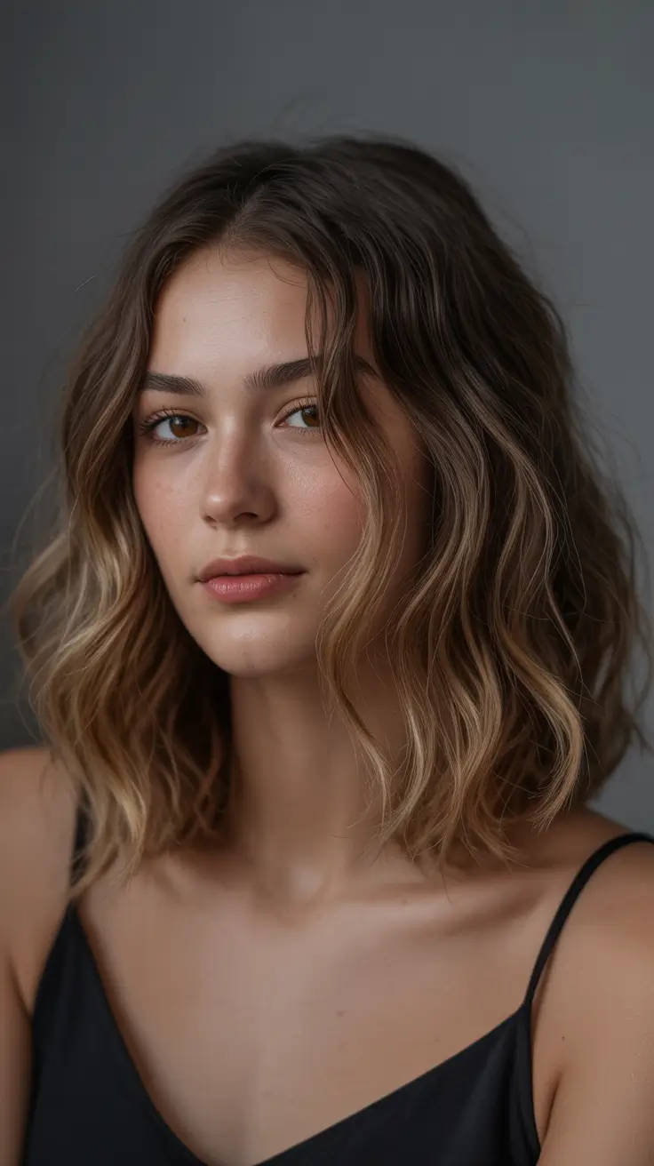 Trendy hairstyles for thick hair 2026 Wavy Medium Length