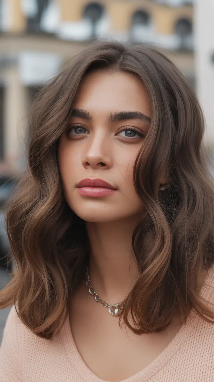 Trendy hairstyles for thick hair 2026 Long Length Waves