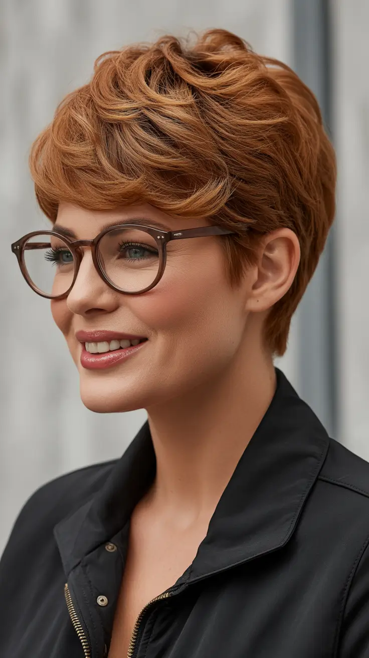 Trendy hairstyles for thick hair 2026 Short Bob with Bangs