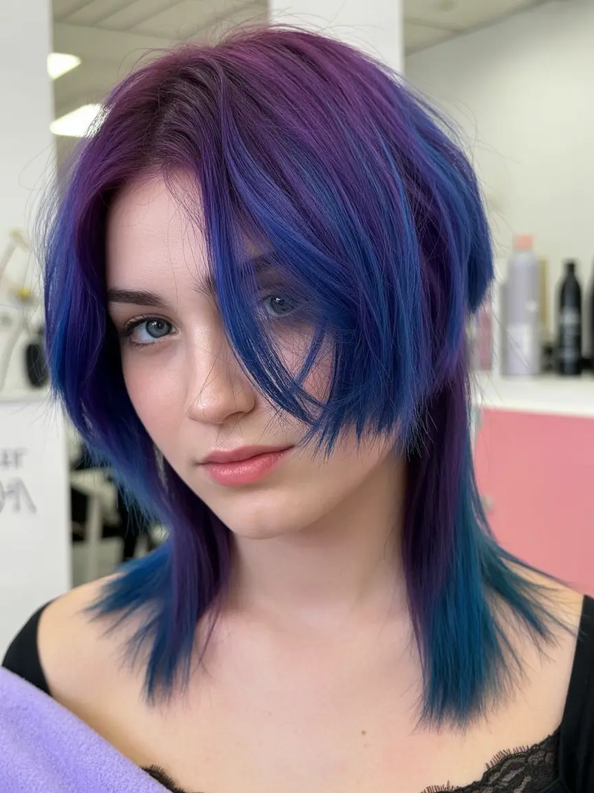 Trendy jellyfish haircut 2026 Midnight Jellyfish With Editorial Polish