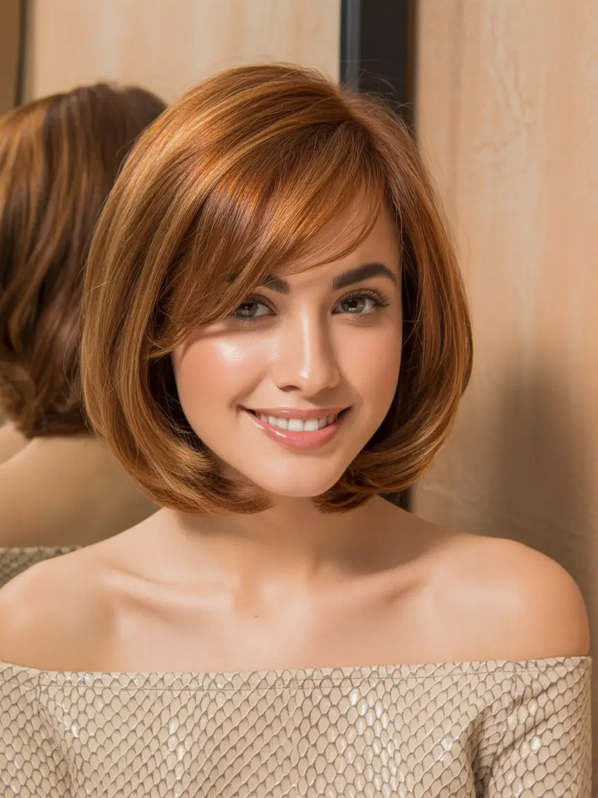 Trendy layered hairstyles 2026 Soft Rounded Bob