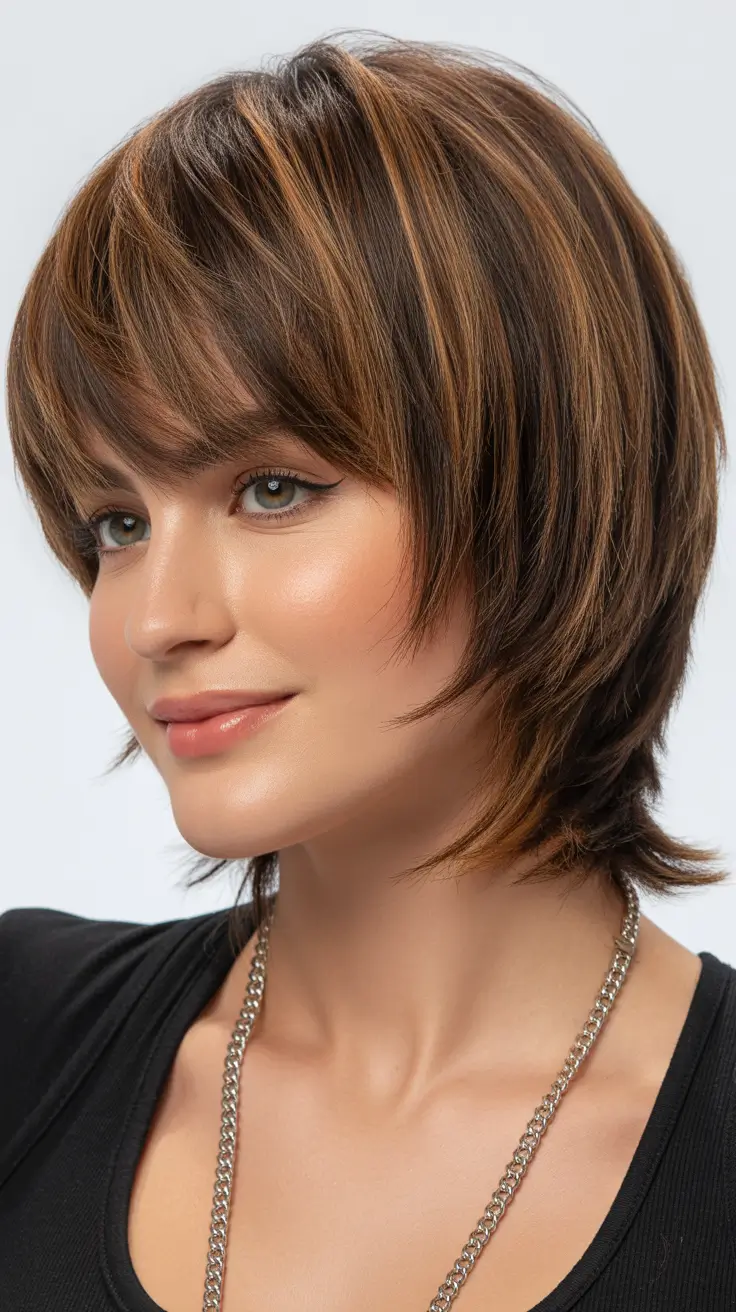 Trendy layered hairstyles 2026 Choppy Short Layers
