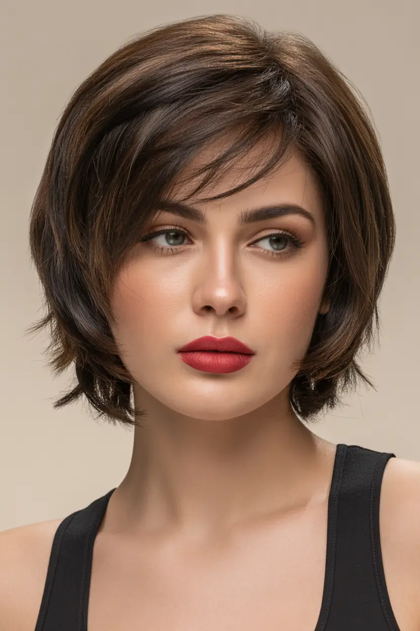 Trendy layered hairstyles 2026 Short Choppy Layers