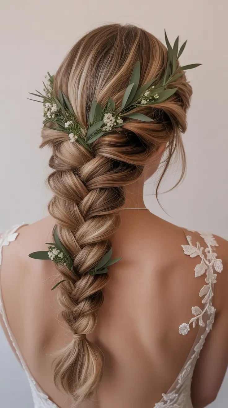 Trendy long hairstyles 2026 Bridal Braid
