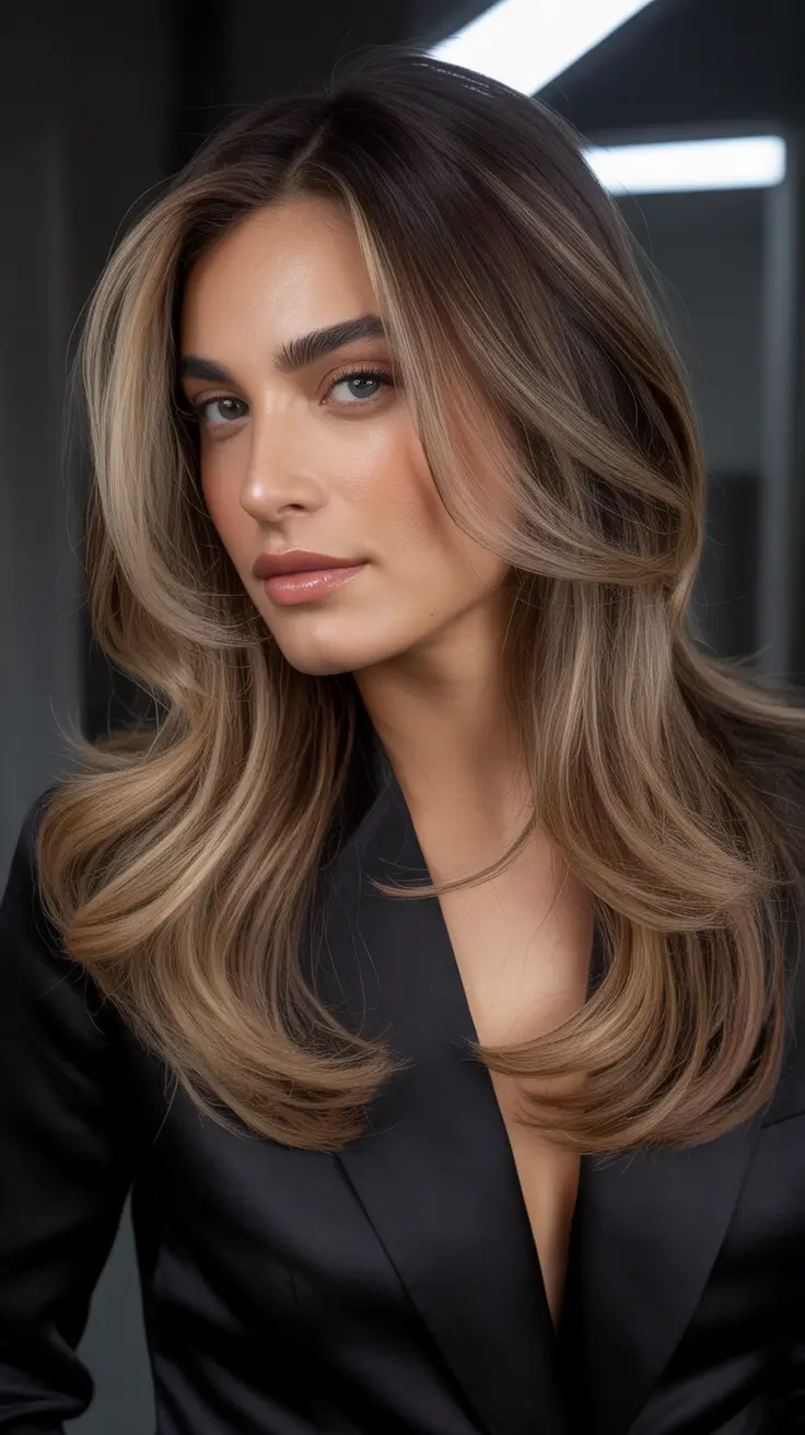 Versatile long haircuts 2026 Elevated Contour Layers With Soft Side Flow