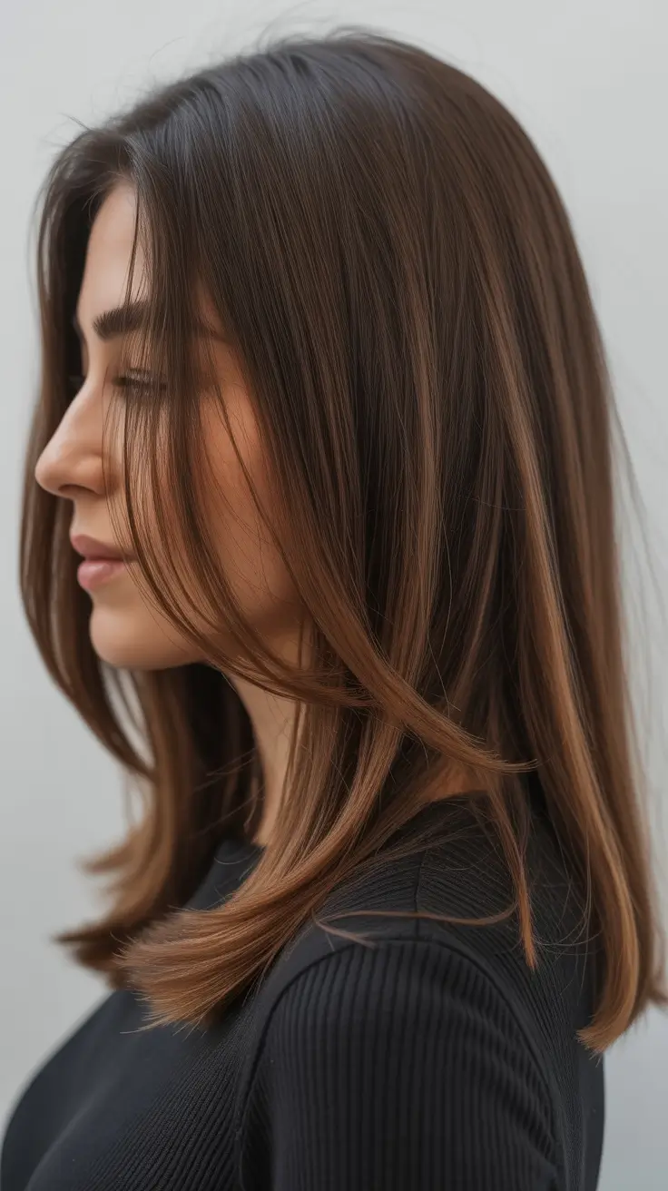 Versatile long haircuts 2026 Minimalist Mid-Length Layers With Straight Precision