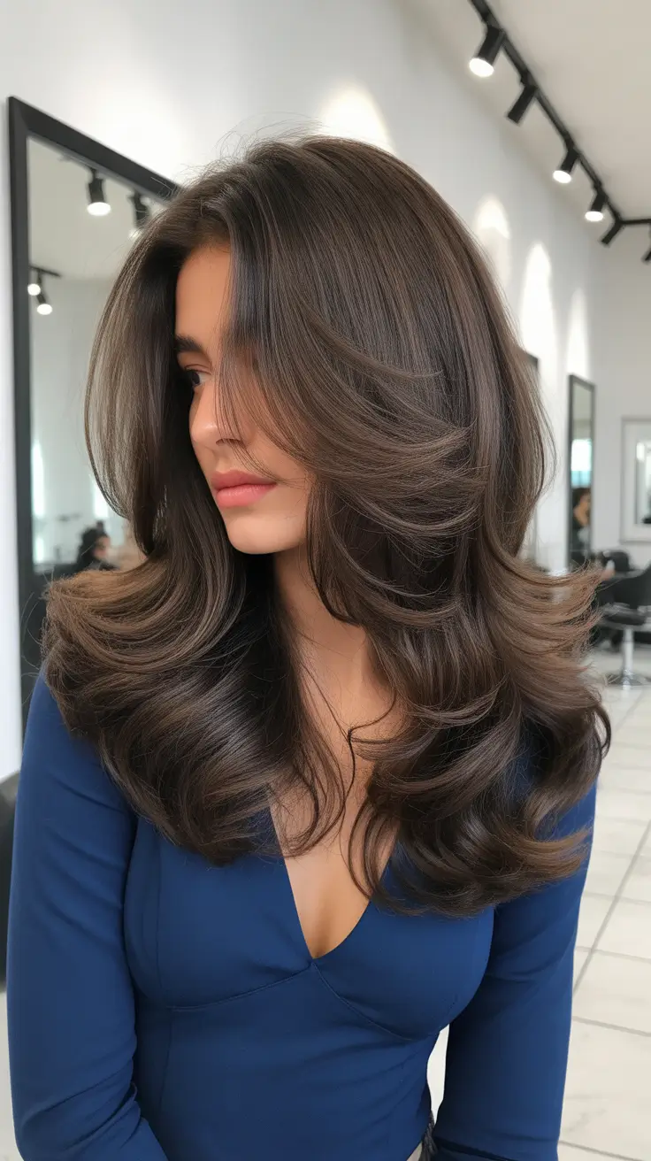 Versatile long haircuts 2026 Full Airy Layers With Soft Contour and Movement