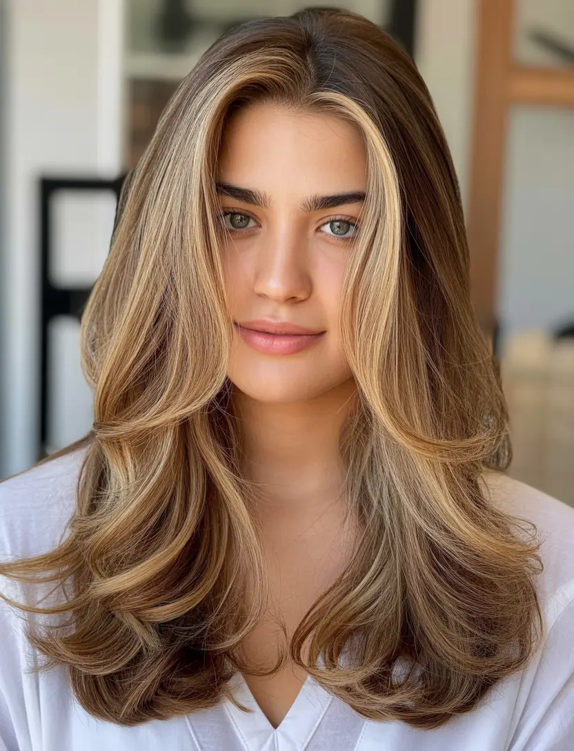 Versatile long haircuts 2026 Soft Butterfly-Inspired Layers With Gentle Flow