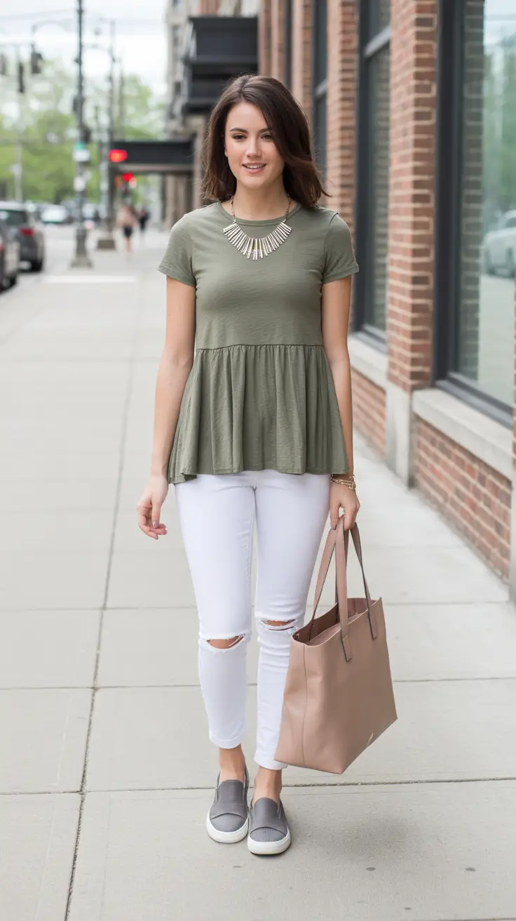 Essential spring mom outfits 2026 Easy Tunic Silhouettes for Busy Spring Schedules