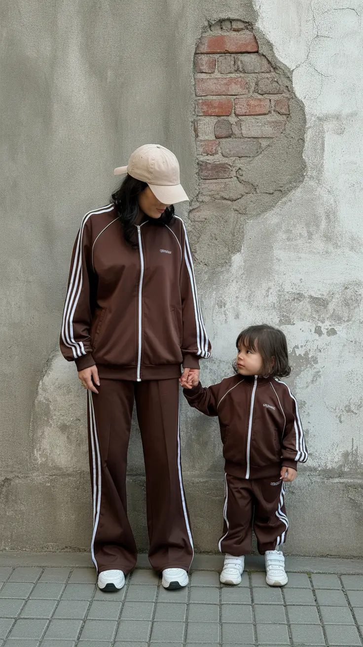 Essential spring mom outfits 2026 Sporty Matching Sets for Easy Family Days