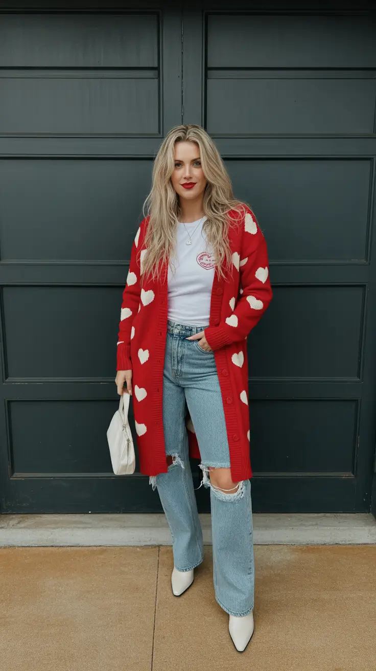 February outfits ideas 2026 Playful Knits That Break the Winter Mood