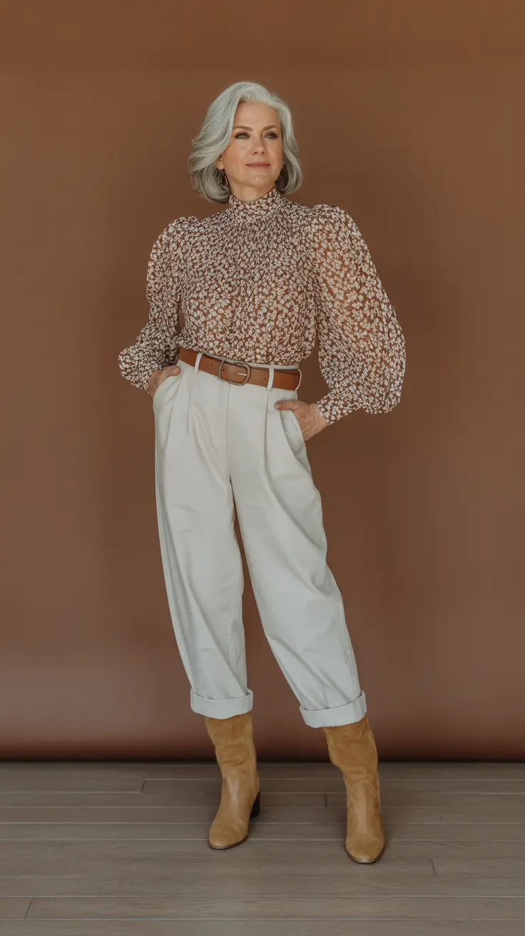 Popular spring dressing over 50 2026 Floral Skirt Outfit