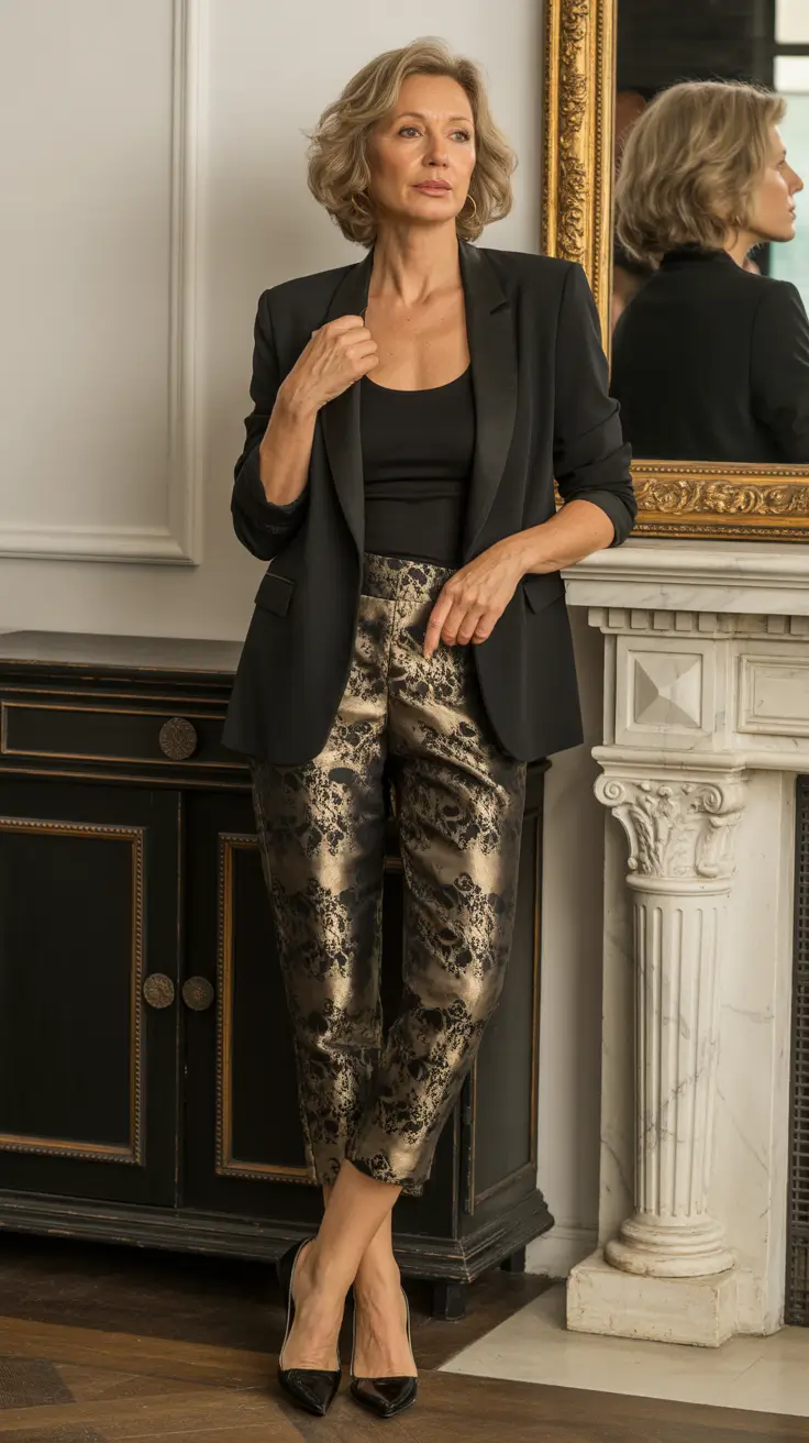 Popular spring dressing over 50 2026 Tailored Black Look