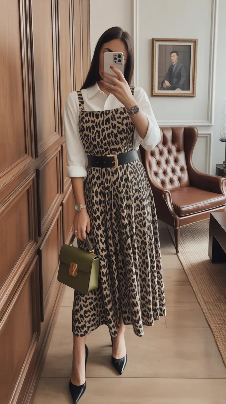 popular spring wardrobe trends 2026 Classic Prints With a Modern Waistline