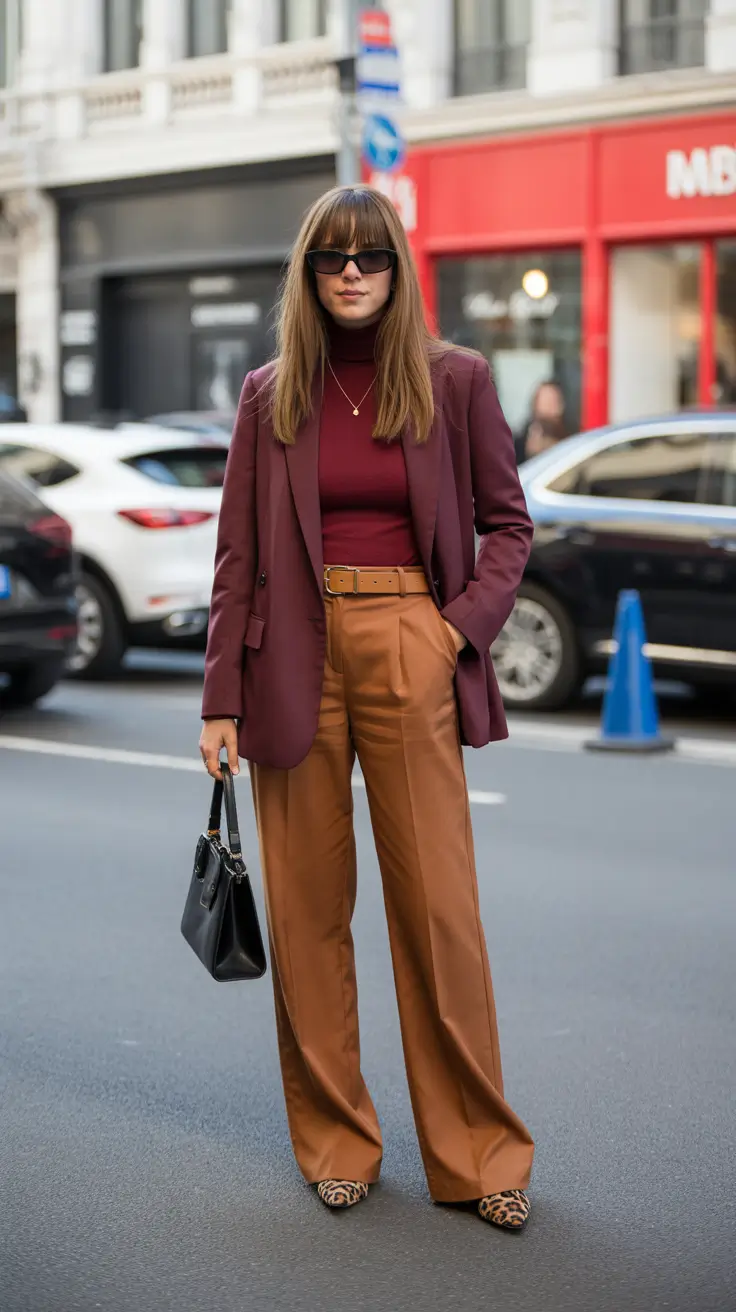 popular spring wardrobe trends 2026 Earthy Power Dressing With a Modern Twist