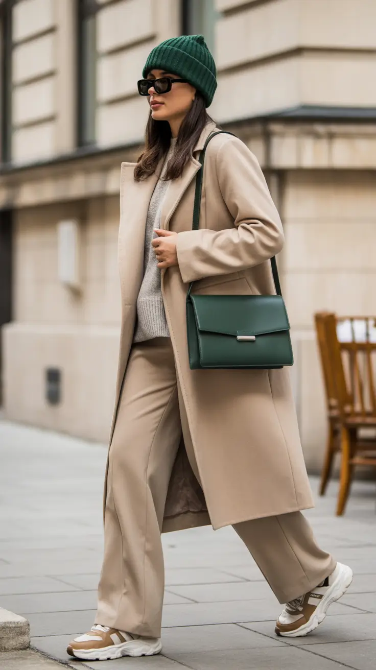 winter to spring outfits work Minimal Neutrals with a Soft Utility Feel