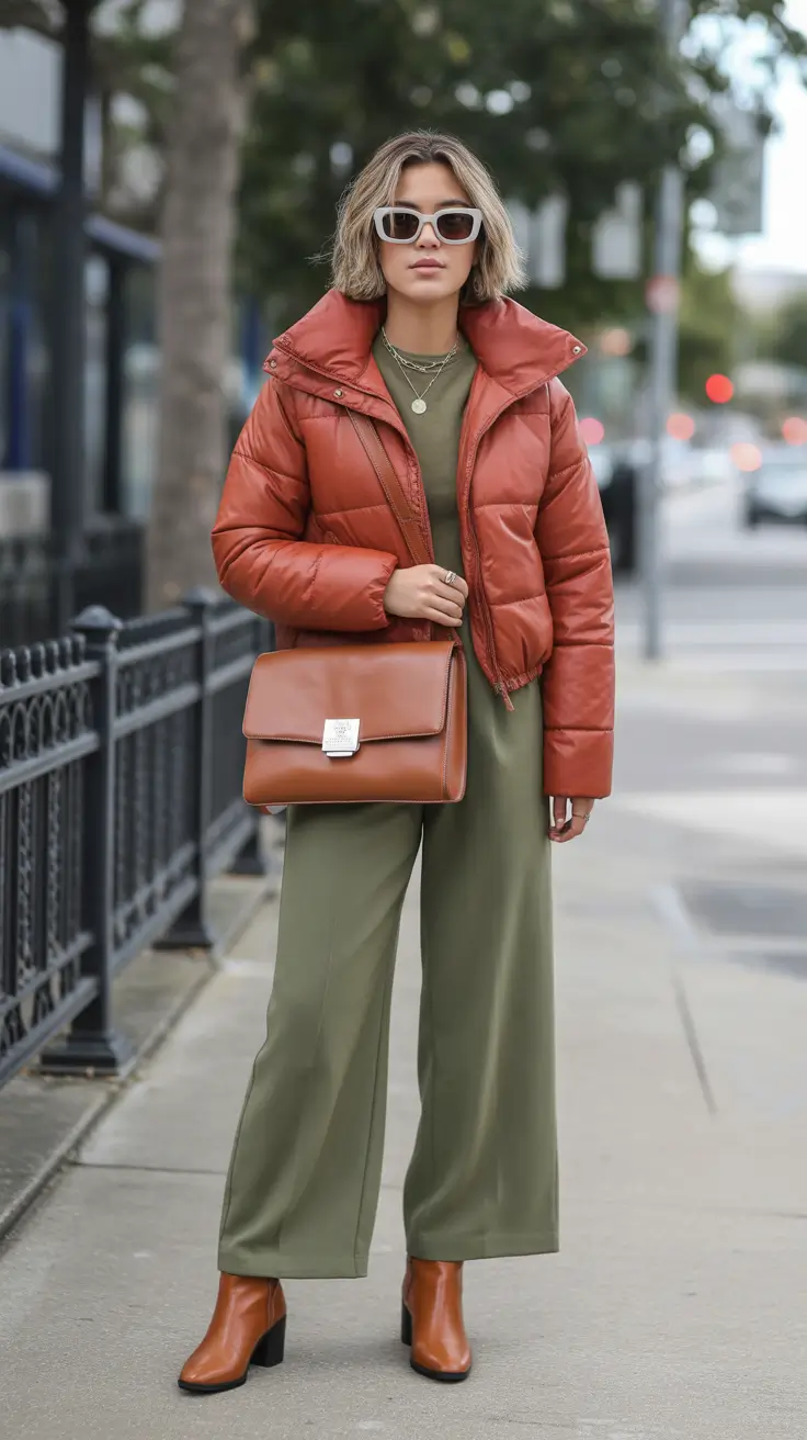 winter to spring outfits transition Earthy Monochrome with a Modern Edge