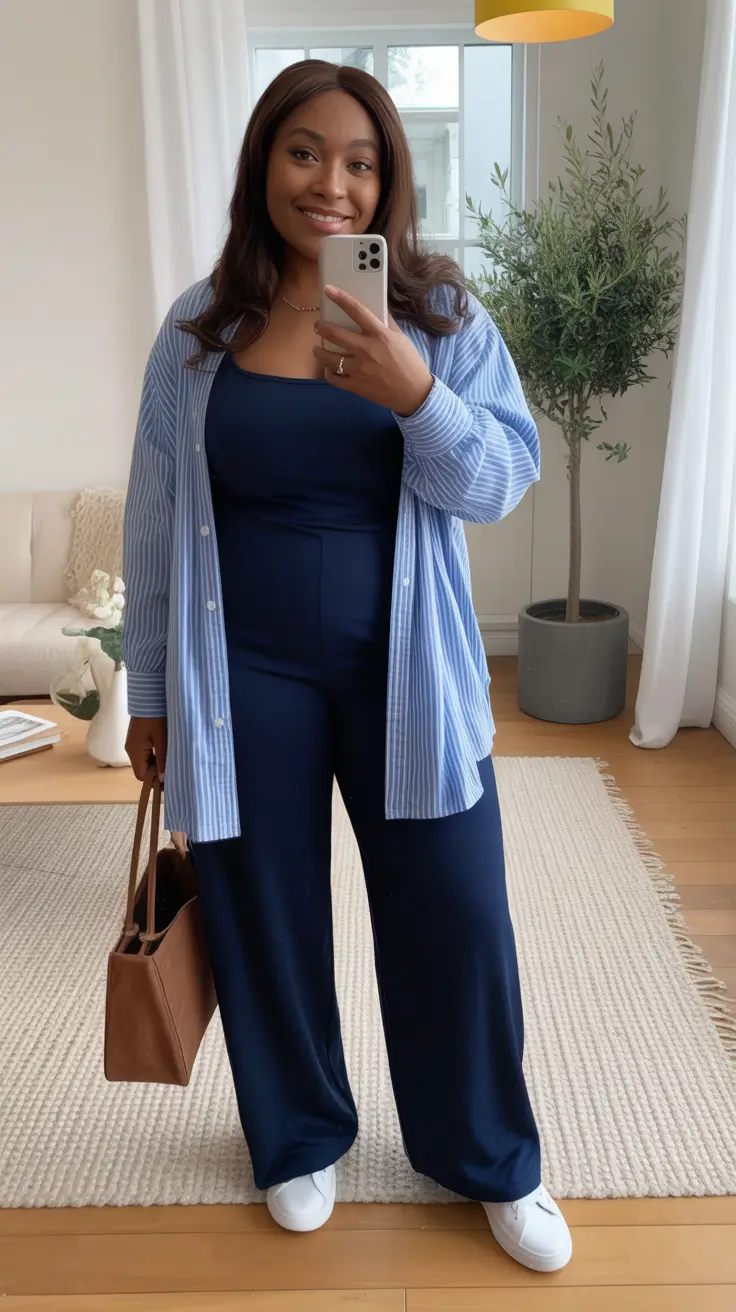 Top midsize spring outfits 2026 Fluid Silhouettes for Soft Spring Days