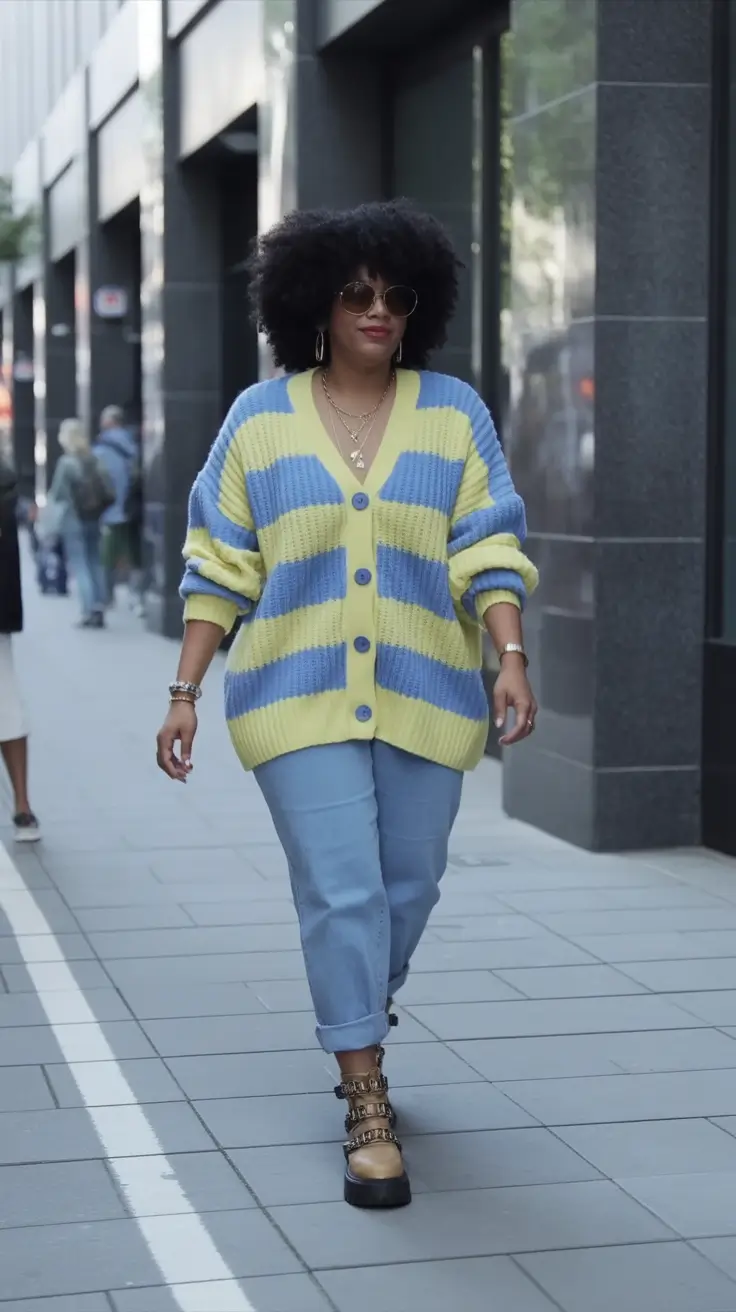 Top midsize spring outfits 2026 Playful Knits for Bright Spring Days