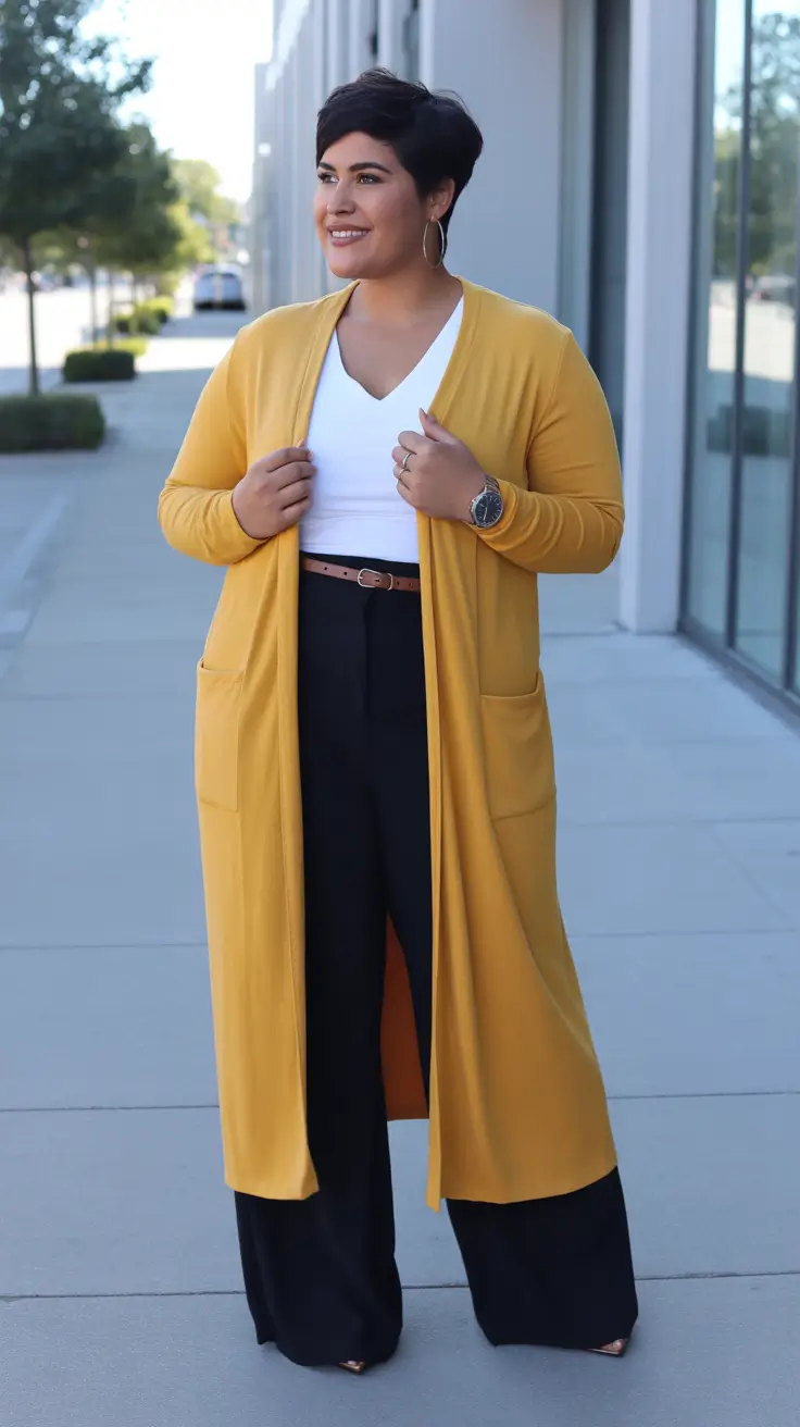 Top midsize spring outfits 2026 Sunny Cardigans and Easy Structure