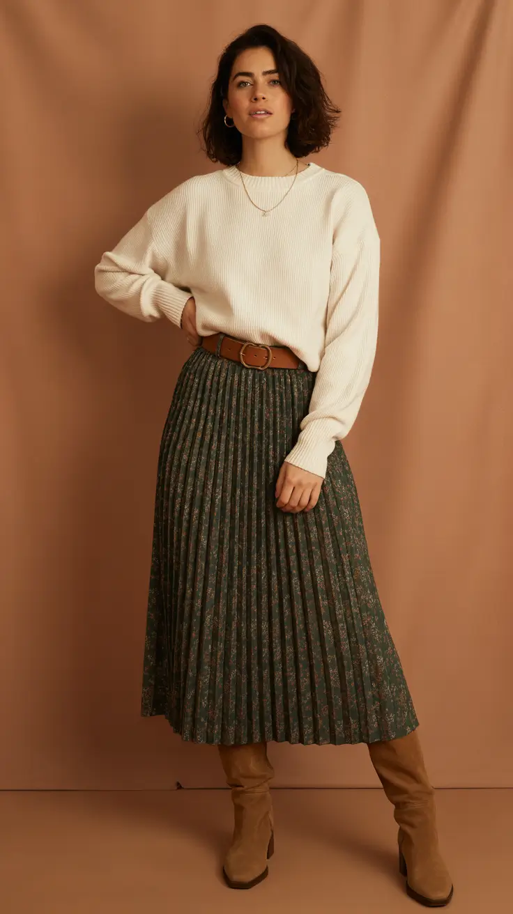 spring outfits trends women Feminine Ease With a Vintage-Inspired Touch