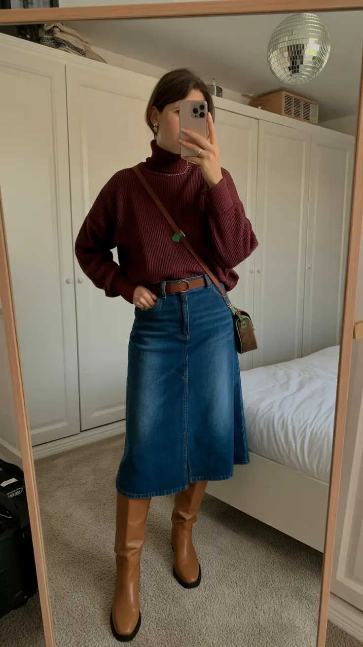 spring skirt outfits 2026 Denim Skirts with Personal Ease