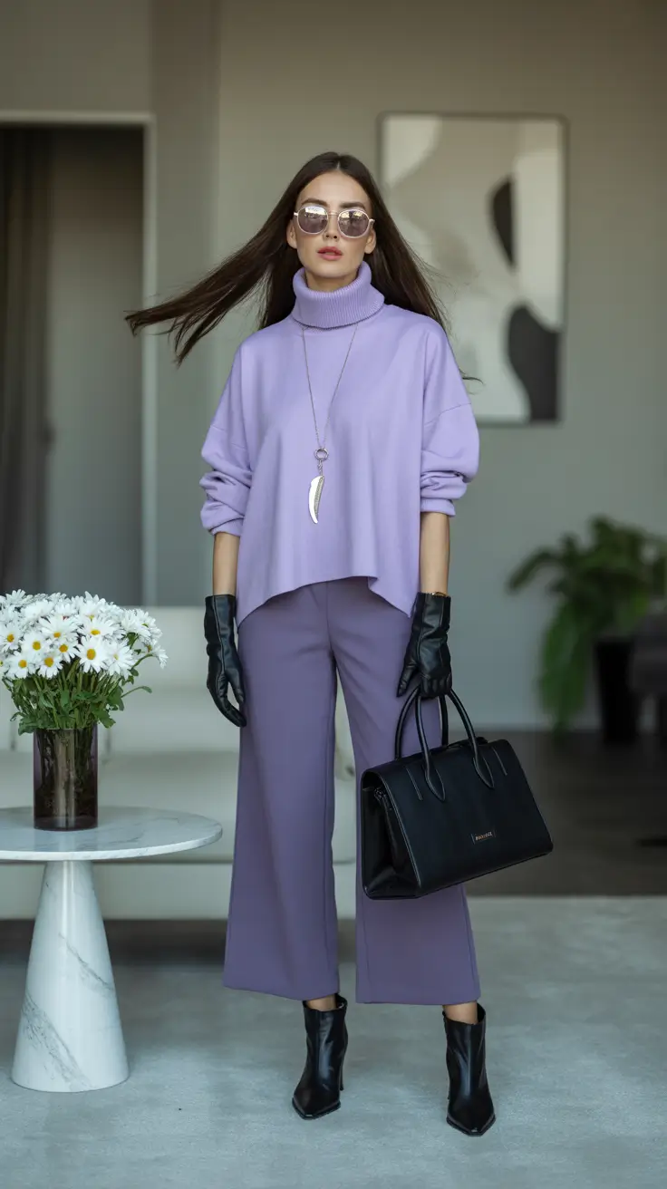spring going out outfits day Lavender Ease with a Modern Finish