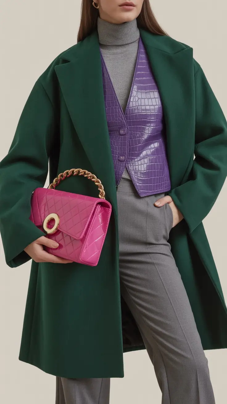 spring going out outfits night cold Color-Forward Layering for Cool Spring Nights