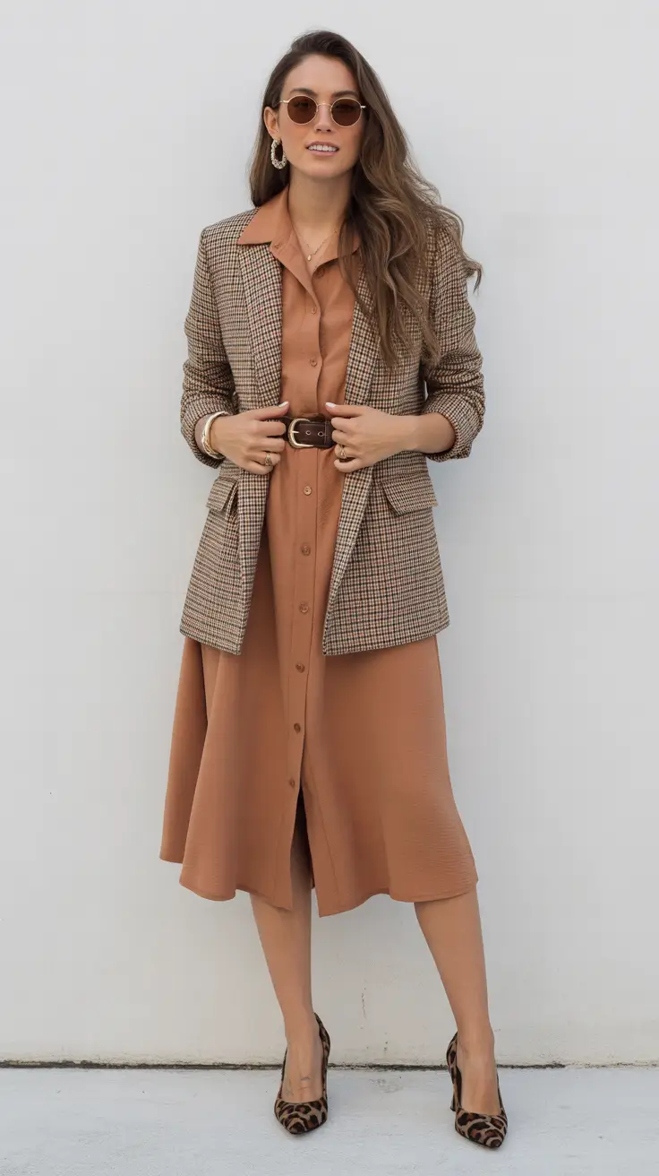 Trending spring office outfits 2026 Soft Neutrals Meet Tailored Confidence