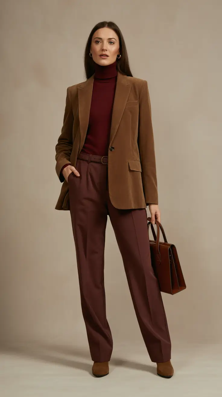Trending spring office outfits 2026 Warm Neutrals for Early Spring Layers
