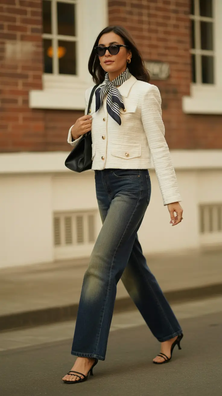 Trending spring office outfits 2026 Parisian Ease With a Modern Office Twist