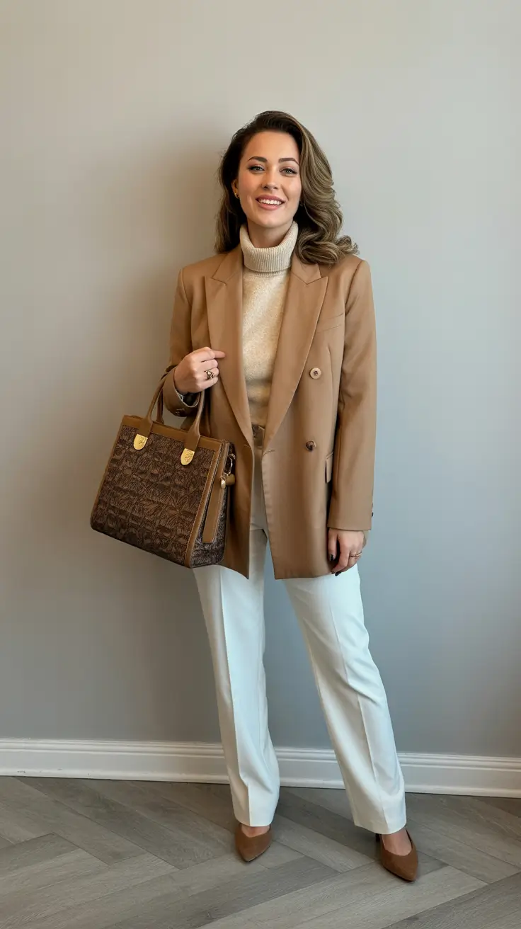 Trending spring office outfits 2026 Soft Tailoring with Relaxed Elegance