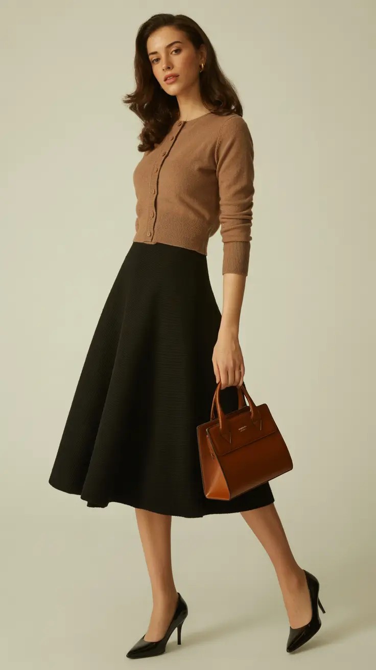 Trending spring office outfits 2026 Minimal Knitwear With Effortless Movement