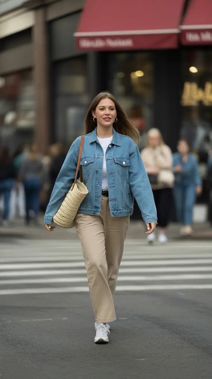 Trending spring outfits for women over 30 2026 Urban Casual With Everyday Confidence